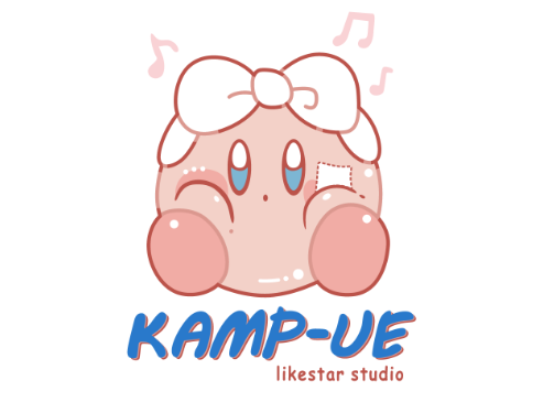 KAMP-UE likestar studio 英文卡通标识