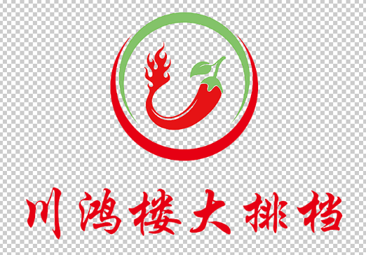 川鸿楼大排档LOGO标识