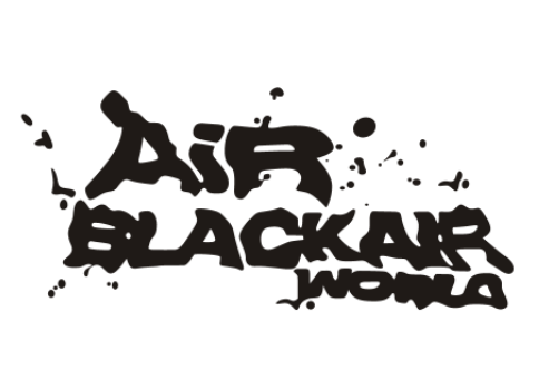 AIR BLACKAIR WONLA英文标识LOGO