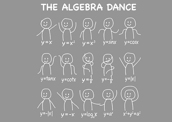 THE ALGEBRA DANCE数学个性化热转印图标