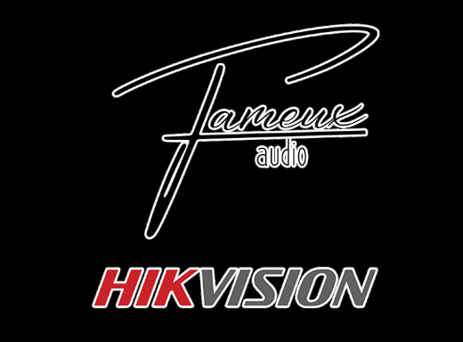 fameux hikvision热转印图形创意文字