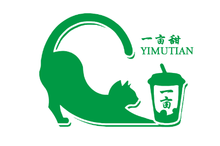 一亩甜猫咪LOGO标识