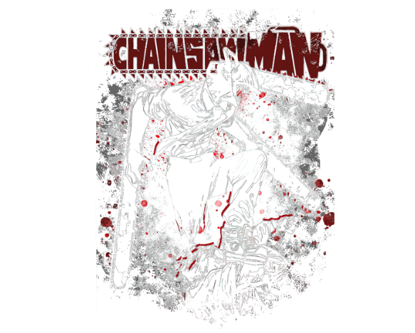 CHAINSAWMAN 热转印个性化图形