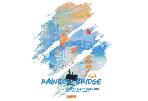 RANBOW BRIDGE热转印个性板块图形