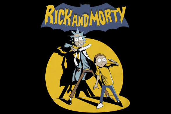 RICK AND MORTY热转印图形动漫卡通