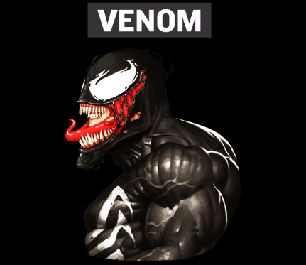 VENOM怪兽热转印图形