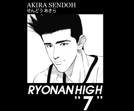 AKIRASENDOH RYONAN HIGH 7热转印卡通动漫