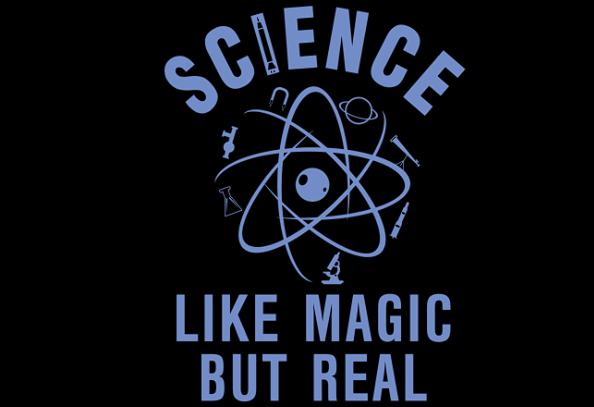 SCIENCE LIKE MAGIC BUT REAL 热转印英文