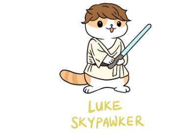 LUKE SKYPAWKER 卡通喵咪猫咪