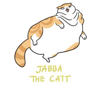 jabba the catt 卡通猫咪