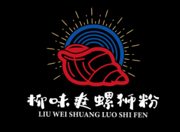 柳味爽螺蛳粉LOGO