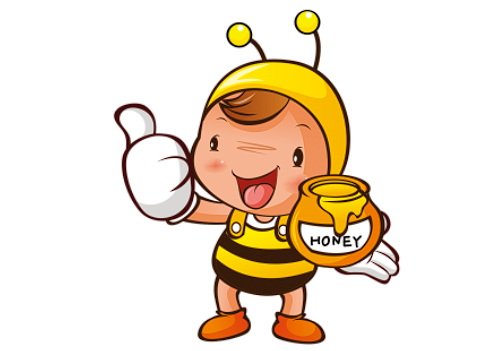 小蜜蜂LOGO honey