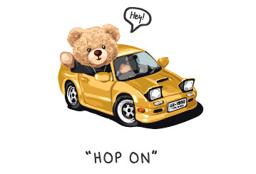 HOP ON小熊开汽车