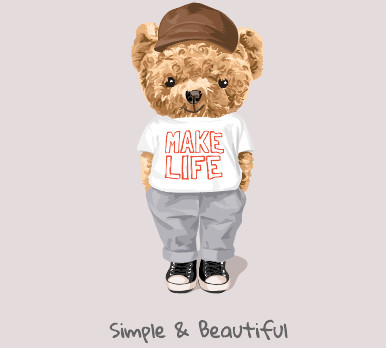 SIMPLE &BEAUTIFUL make life 严肃的小熊