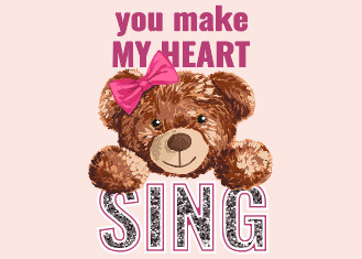 YOU MAKE MY HEART SING可爱小熊
