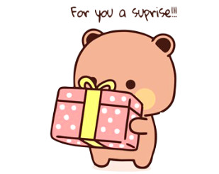 for you a suprise小熊收礼物